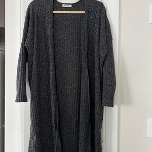 Gray cardigan